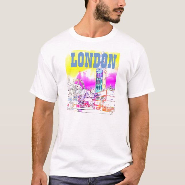 London Westminster stora Ben T-shirt (Framsida)