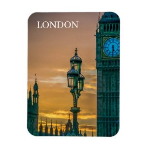 London Westminster vid solnedsatt kylmagnet Magnet