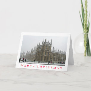London Westminster (vintertid) julkort Helgkort