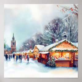 London-Winter Wonderland vid Hyde Park (D) Poster