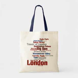 london wordle hänger lös tygkasse