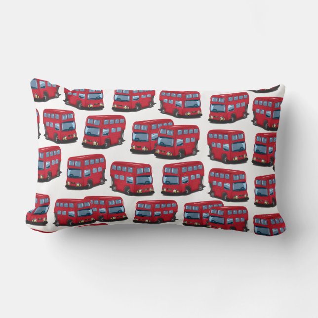 Londonbuss Lumbarkudde (Framsida)