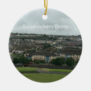Londonderry keramisk prydnad julgransprydnad keramik