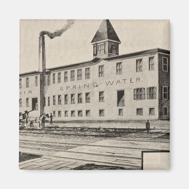 Londonderry Lithia Vår Vatten Co Magnet (Framsidan)