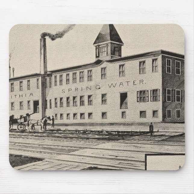 Londonderry Lithia Vår Vatten Co Musmatta (Framsidan)