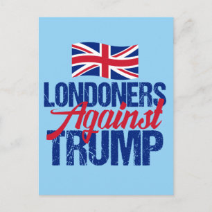 Londoners Against Trump Vykort