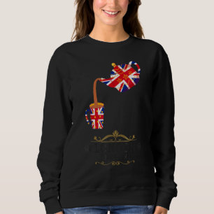 Londonidé för barn med Union Jack Storbritannien f T Shirt
