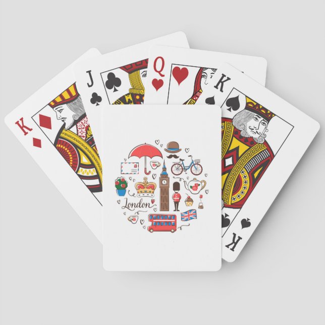 Londonklotter Casinokort (Baksidan)