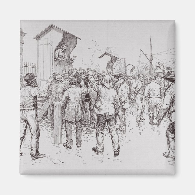 Londons arbetslösa magnet (Framsidan)