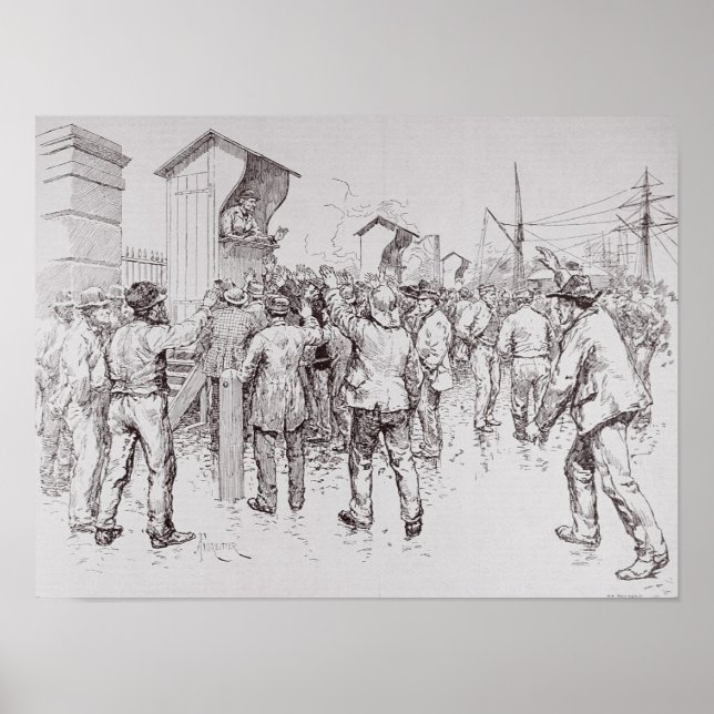 Londons arbetslösa poster (Framsidan)