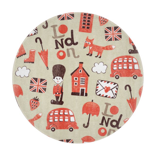 Londons barndom: Funny Mönster Design (Framsidan)