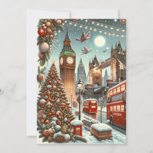 Londons blivande sändebud - Vibrant Julkort