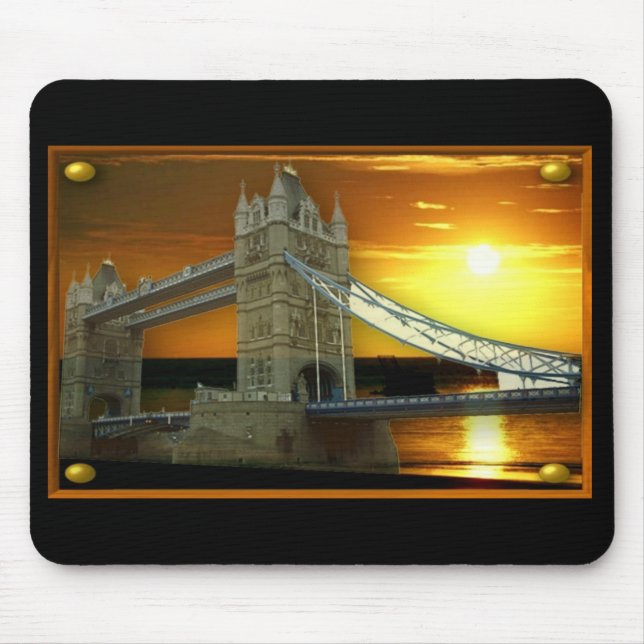 Londons bron i Torn i Fantasy Sunshine Mousepad Musmatta (Framsidan)