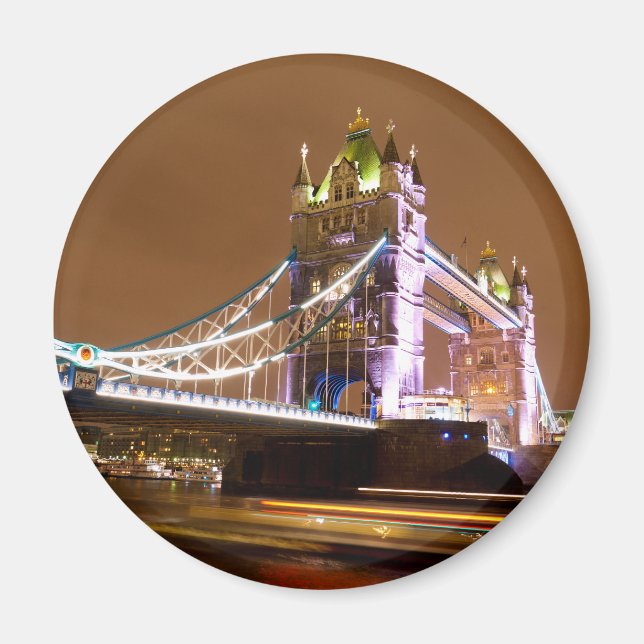 Londons bron i Torn i natt Magnet (Framsidan)