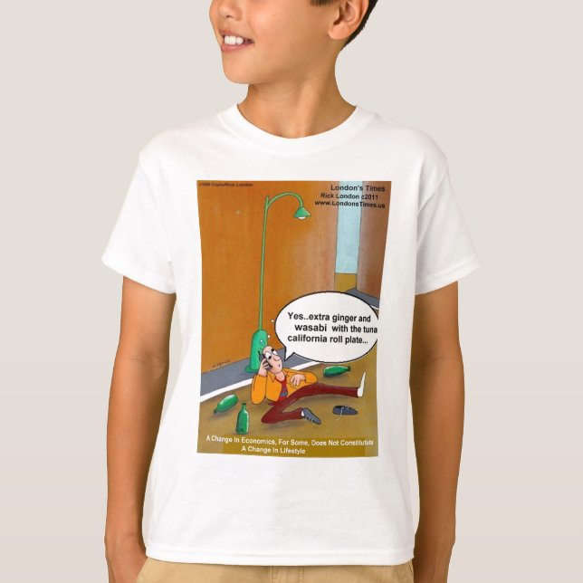 Londons Times Cartoon Tees -> Londons Times Teckna T-shirt (Framsida)
