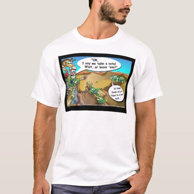 Londons Times Cartoon Tees T Shirt (Framsida)