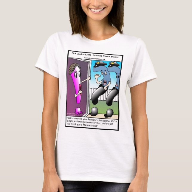Londons Times Cartoon Tees Tee Shirt (Framsida)