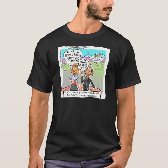 Londons Times Cartoon Tees Tee Shirt (Framsida)