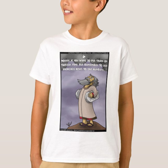 Londons Times Tecknad Tees Tee Shirt (Framsida)