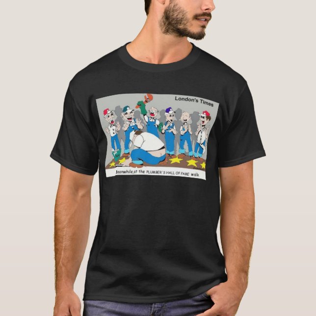 Londons Times Tecknad Tees Tee Shirt (Framsida)