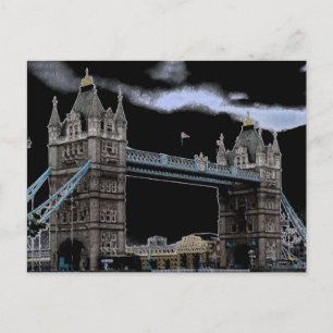 Londons Torn Bridge-vykort Vykort
