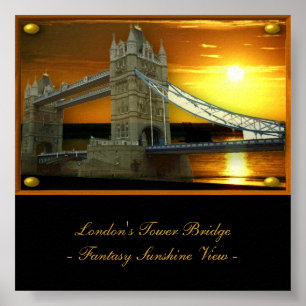 Londons Torn-bro i Fantasy Sunshine Poster