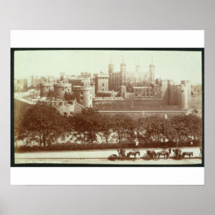 Londons Torn (foto av sepia) Poster