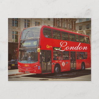 Londons vykort Buss