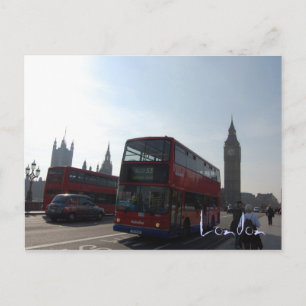 Londons vykort Buss
