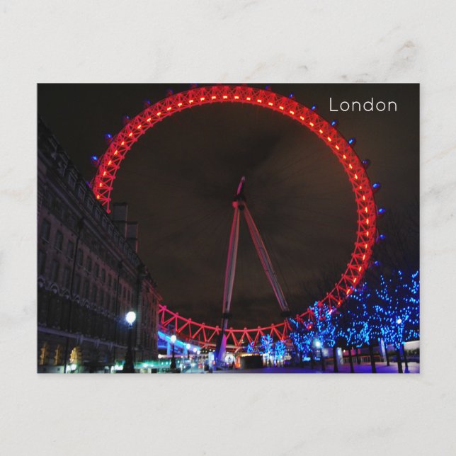 Londons vykort Öga (Framsida)