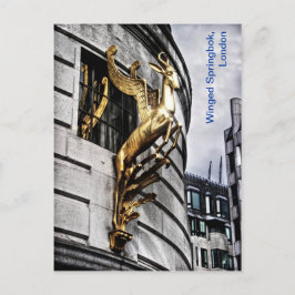 Londons Winged Springbok Vykort
