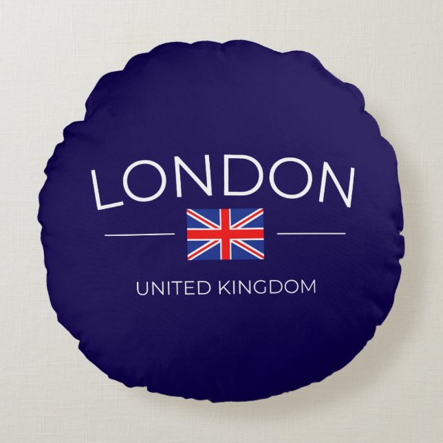 Londres Rund Kudde (Framsidan)
