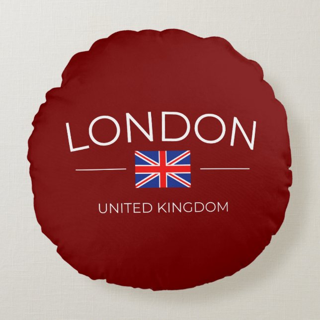 Londres Rund Kudde (Framsidan)