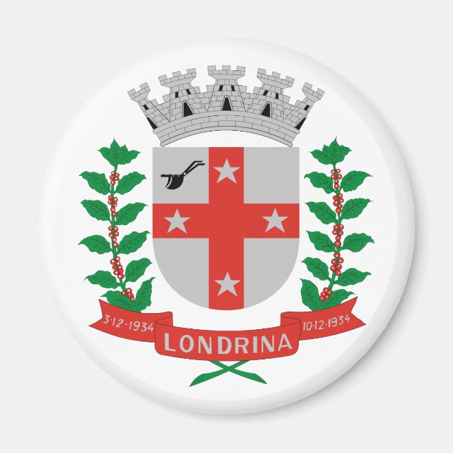 Londrina Parana, Brasilien Magnet (Framsidan)