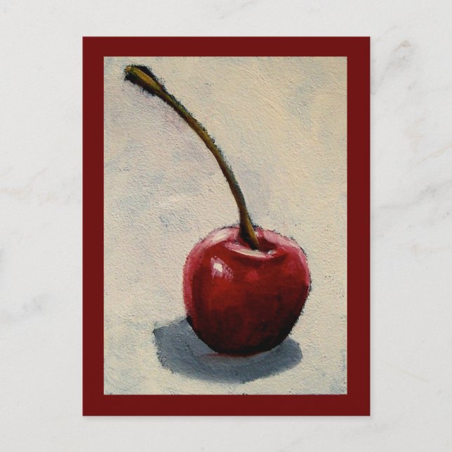 LONE CHERRY PAINTING VYKORT (Framsida)