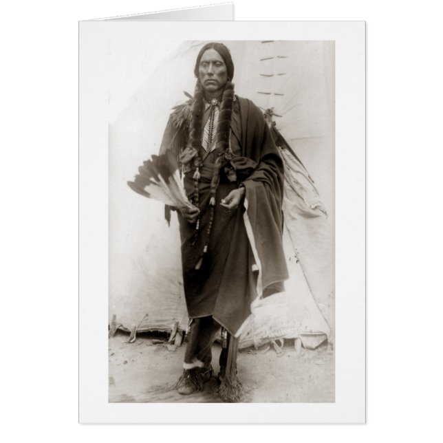 Lone Comanche Hälsningskort (Framsidan)