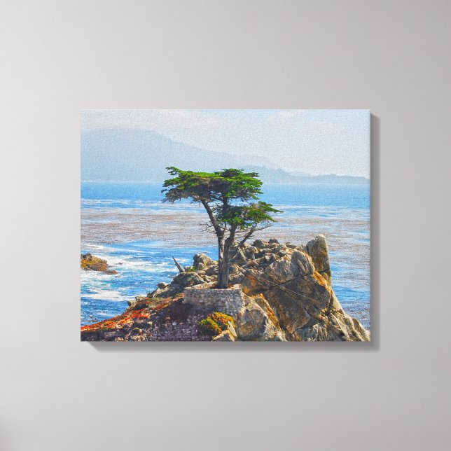 Lone Cypress, Monterey, Kalifornien-Kanvastrycket Canvastryck (Framsida)