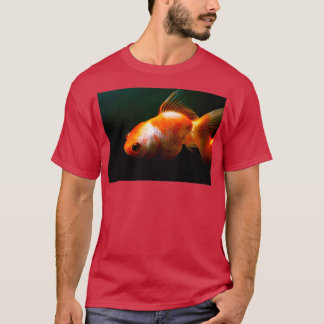 Lone Goldfish in the glass aquarium T Shirt