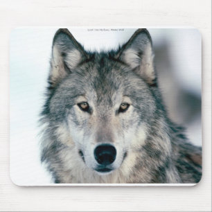Lone grå färgvargmousepad musmatta