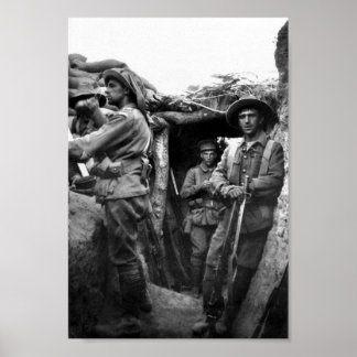 Lone Gräs Trenches, Gallipoli Poster