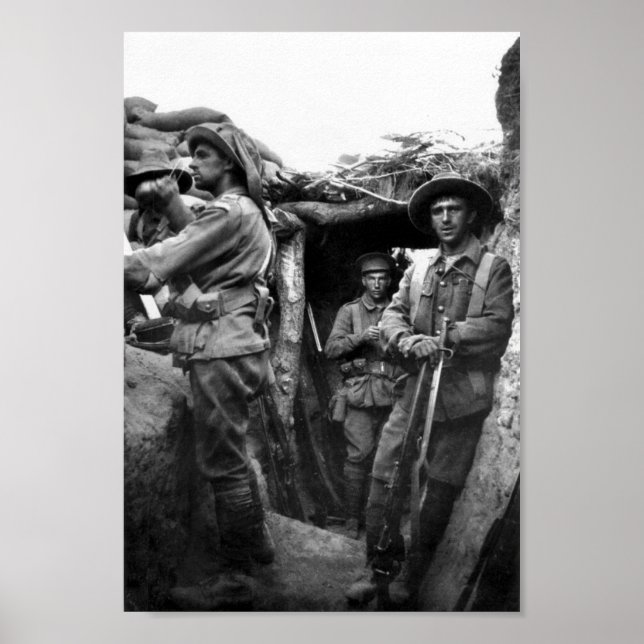 Lone Gräs Trenches, Gallipoli Poster (Framsidan)