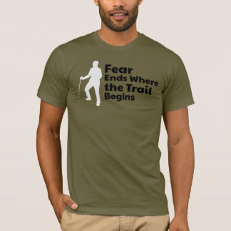Lone Hiker Silhouette - testad spårtest T Shirt