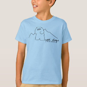Lone maximal ungeT-tröja för Yeti (den svart T Shirt