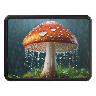 Lone Mushroom in a Heavy Rain Dragkroksskydd