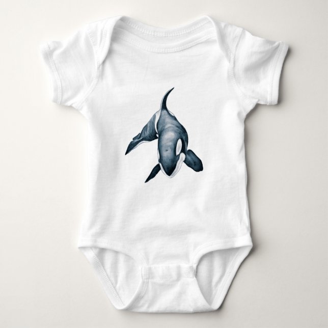 Lone Orca Whale T-shirt (Framsida)