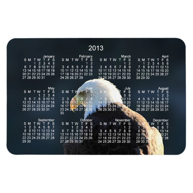 Lone Örn; 2013 års kalender Magnet (Horisontell)