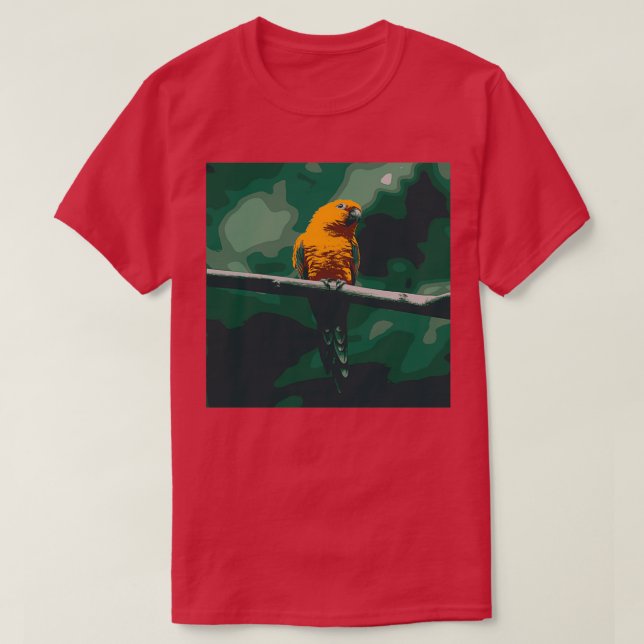 Lone Parrot T Shirt (Design framsida)