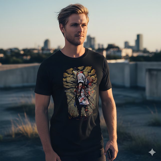 Lone Samurai T-Shirt – Hedra i Skuggor (Skapare uppladdad)