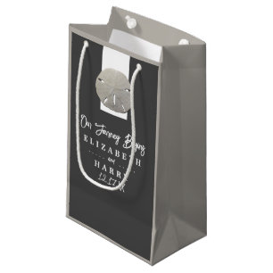 Lone Sand Dollar - Grått av kol - Beach Wedding