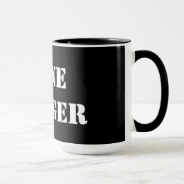 Lone Skogsvaktare Black 15 oz Ringer Mugg
